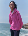 Alpaka Pullover Viacha in Fuchsia von Manuela Bedford