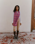 Alpaka Schal in Fuchsia von Manuela Bedford 