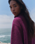 Alpaka Troyer Pullover in Berry von Manuela Bedford