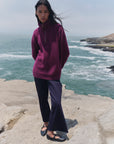 Alpaka Troyer Pullover in Berry von Manuela Bedford