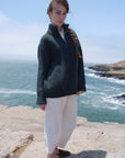 Alpaka Troyer Pullover in Grün von Manuela Bedford