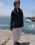 Alpaka Troyer Pullover in Grün von Manuela Bedford
