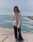 Alpaka Troyer Pullover in Natur von Manuela Bedford