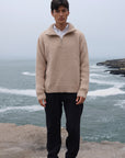 Alpaka Troyer Pullover in Natur von Manuela Bedford