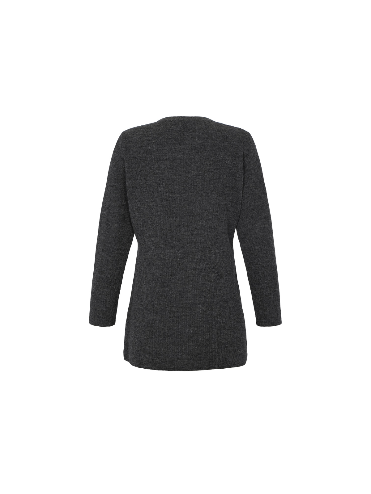 Alpaka Strickjacke in Grau - aus 100% Baby Alpaka - Manuela Bedford