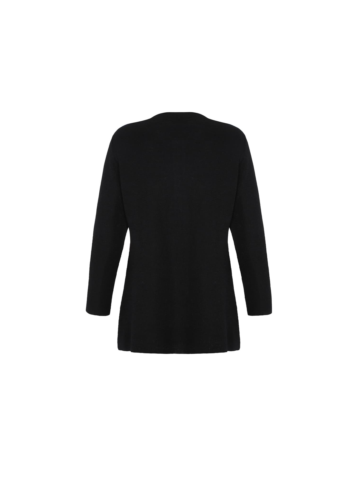 Alpaka Strickjacke in Schwarz aus reiner Alpakawolle von Manuela Bedford