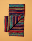 Alpaka Schal Rayas im Multicolor Muster