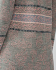 Alpaka Cardigan in Rosa und Grau von Manuela Bedford