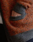 Viacha Boucle Alpaka Cardigan Detailansicht