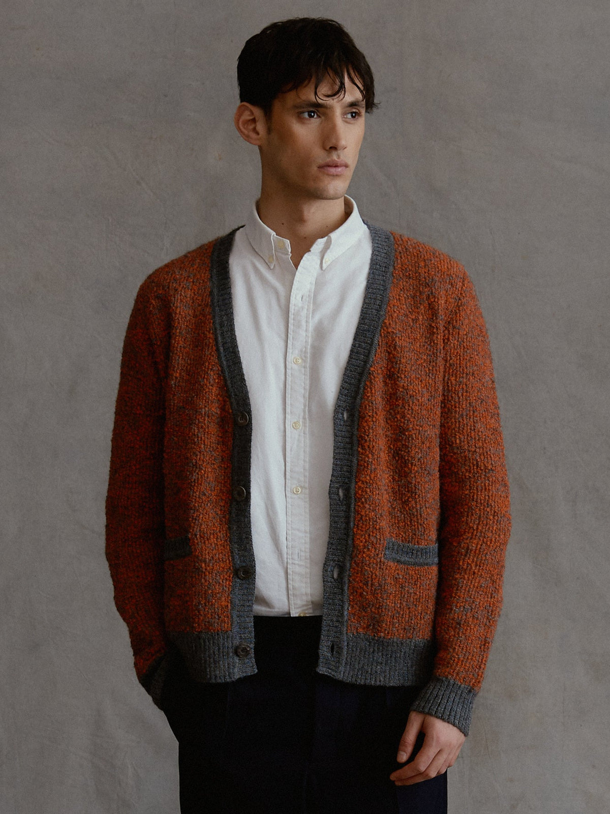 Viacha Boucle Alpaka Strickjacke von Manuela Bedford