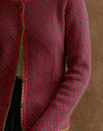 Alpaka Cardigan Aura von Manuela Bedford in Fuchsia