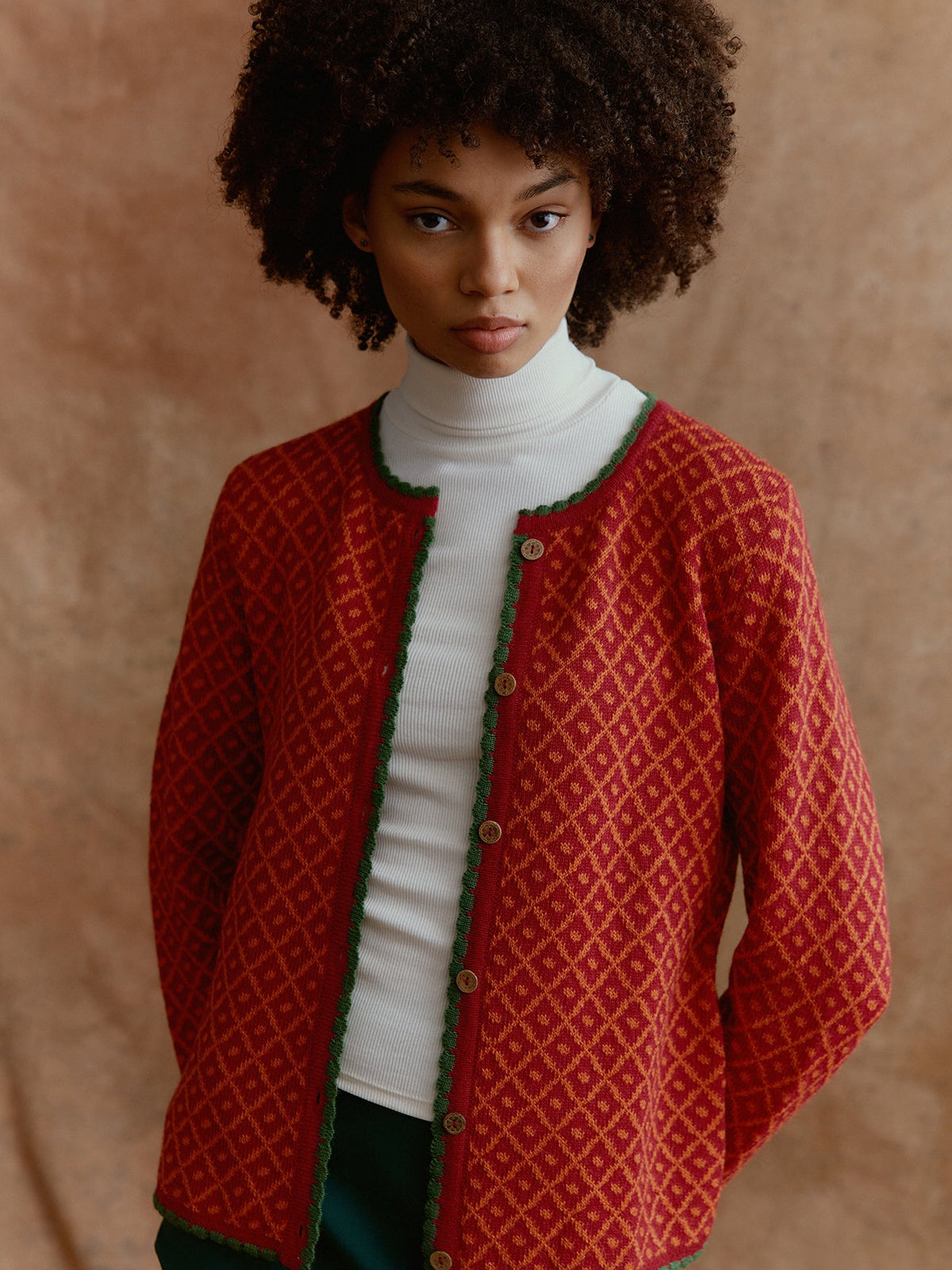 Alpaka Cardigan Aura von Manuela Bedford 