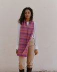 Alpaka Schal in Fuchsia von Manuela Bedford 