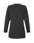 Alpaka Strickjacke in Grau - aus 100% Baby Alpaka - Manuela Bedford