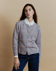 Baby Alpaka Strickjacke in Grau von Manuela Bedford