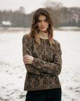 Baby Alpaka Strickjacke in Braun von Manuela Bedford