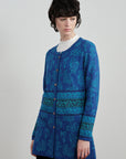 Alpaka Cardigan in Blau von Manuela Bedford