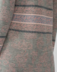 Alpaka Cardigan in Rosa und Grau von Manuela Bedford