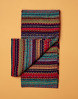 Alpaka Schal Rayas im Multicolor Muster
