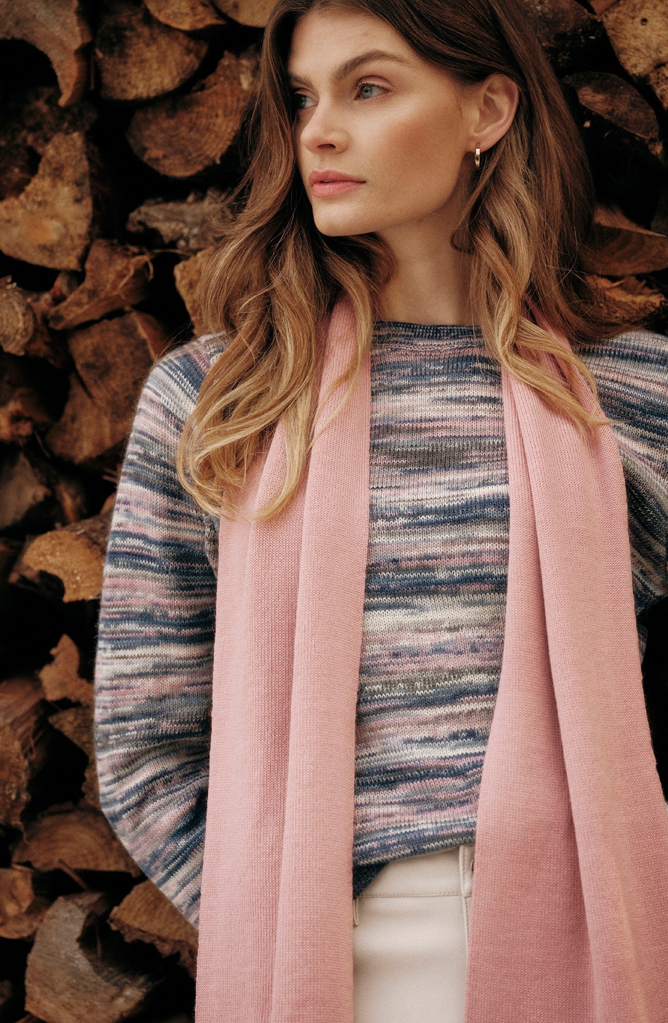 Alpaka Pullover aus 100% Alpaka Wolle in Navy von Manuela Bedford