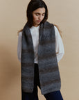 Alpaka Schal Mix in Grau von Manuela Bedford