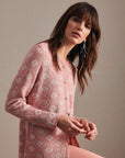 Lange Alpaka Strickjacke aus Baby Alpaka von Manuela Bedford
